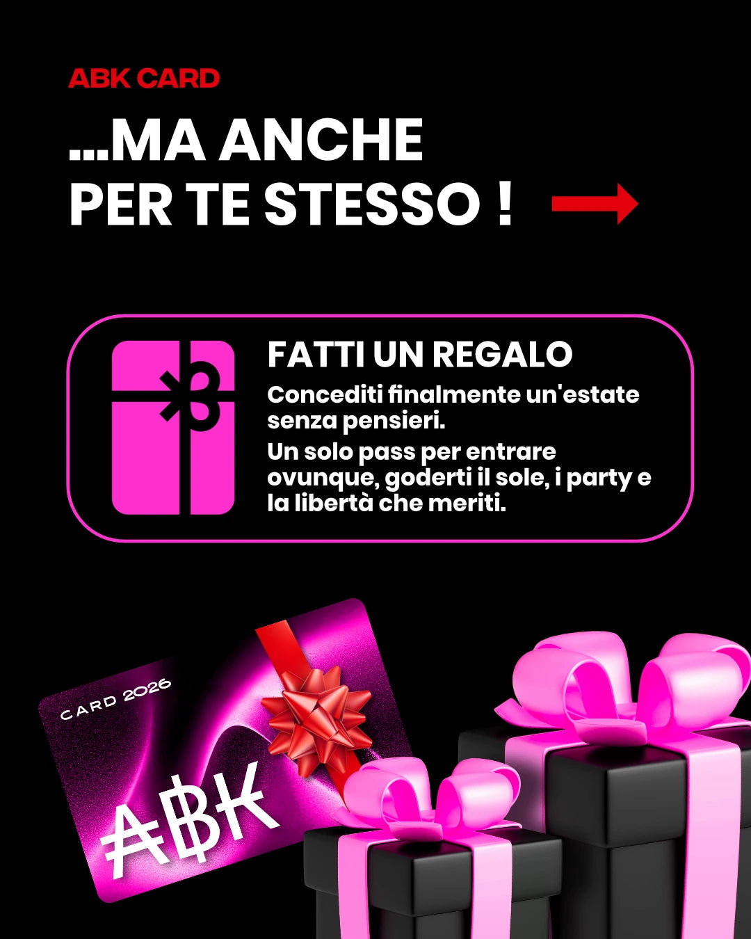 ABK Card 2026 — Il regalo perfetto