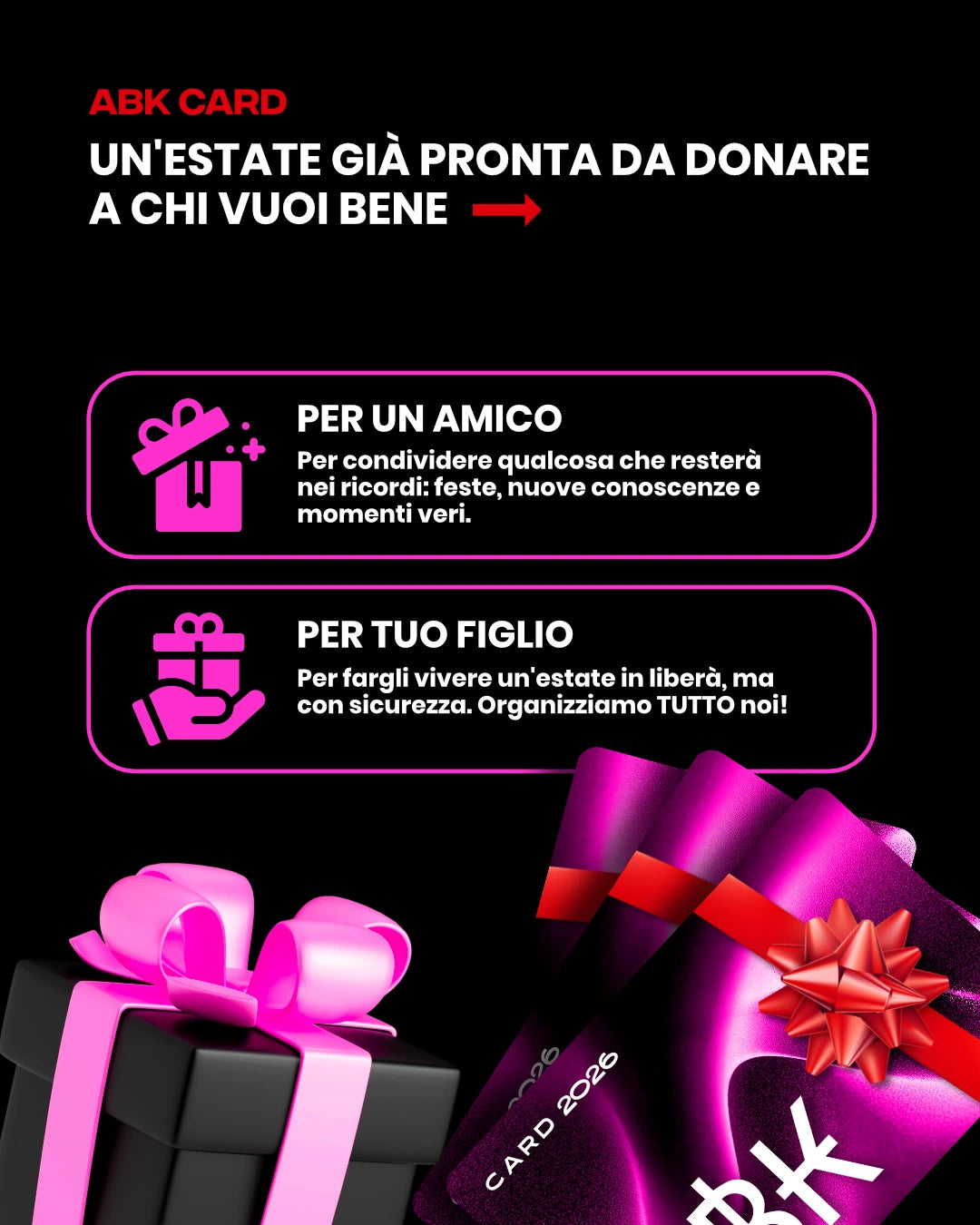 ABK Card 2026 — Il regalo perfetto